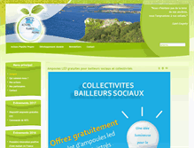 Tablet Screenshot of actions-planete-propre.com